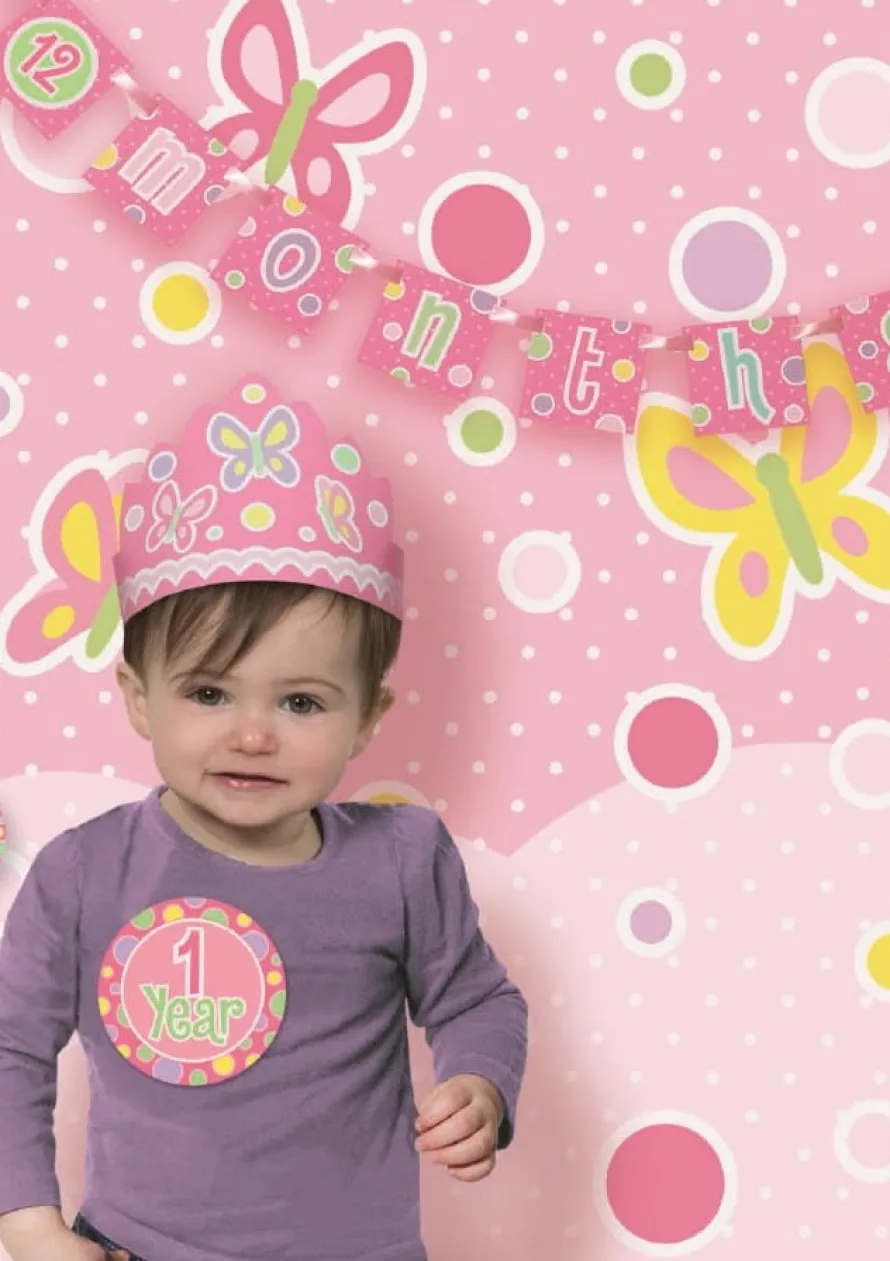 Akcesoria na roczek BABY GIRL roczek dziewczynki