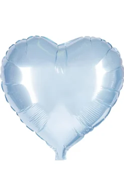 Balon foliowy błękitny SERCE 45cm