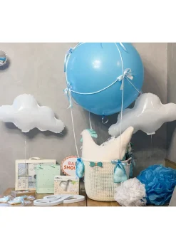Balon foliowy CHMURKA biały