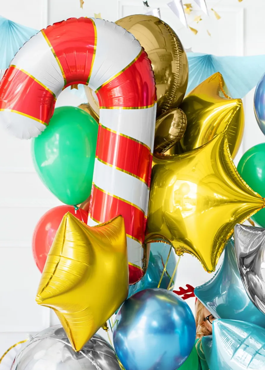 Balon foliowy CUKROWA LASKA czerwona