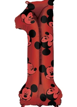 Balon foliowy CYFRA 1 Myszka Mickey