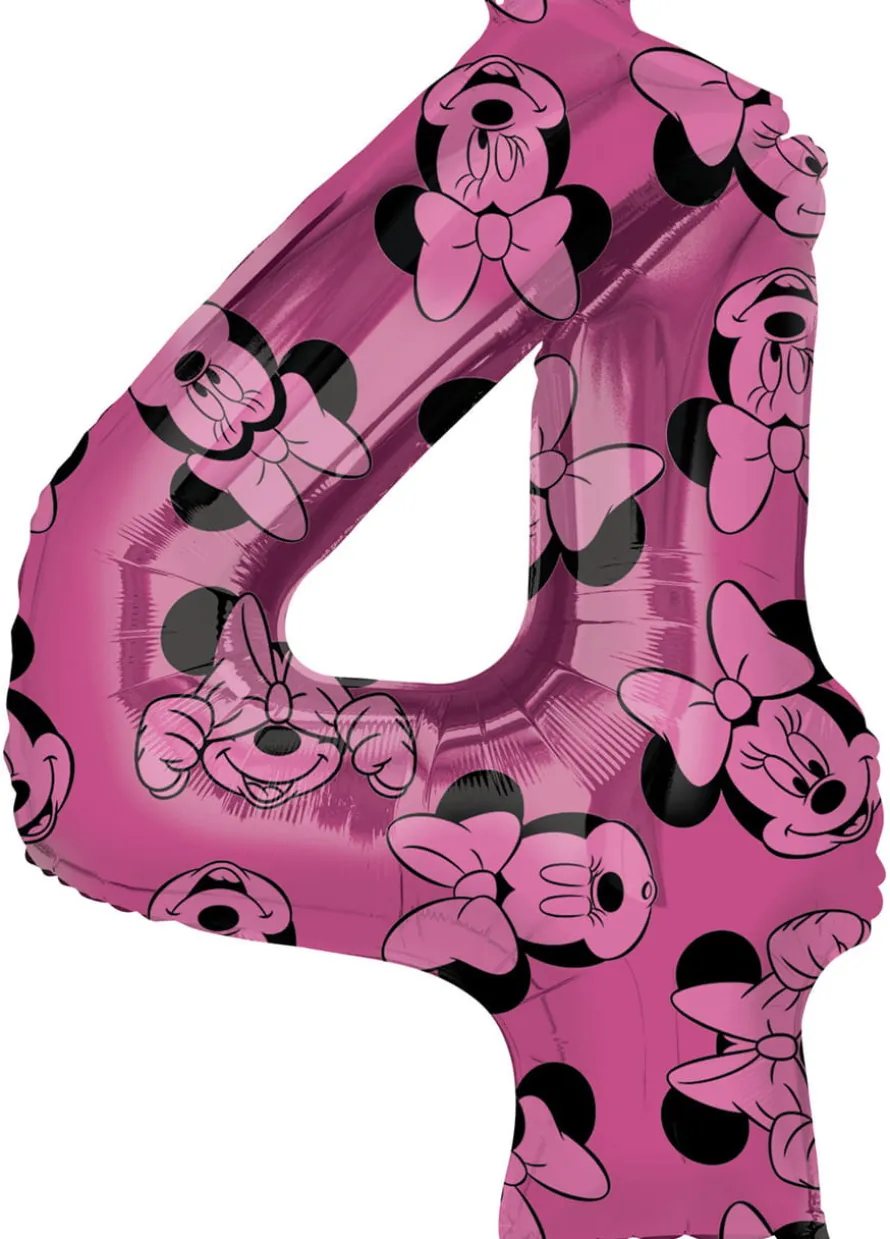 Balon foliowy CYFRA 4 Myszka Minnie