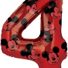 Balon foliowy CYFRA 4 Myszka Mickey