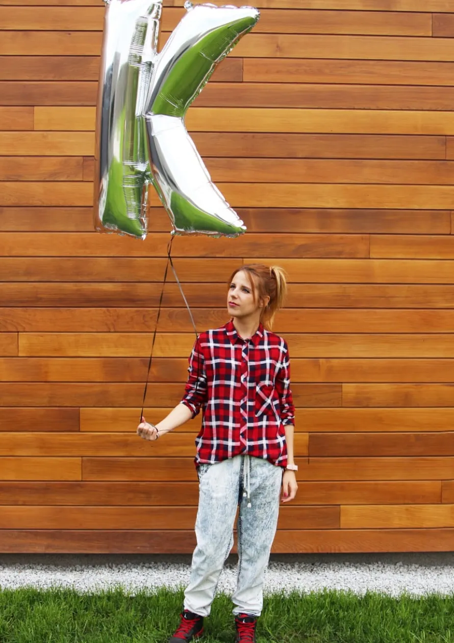 Balon foliowy CYFRA 2 srebrny 85cm