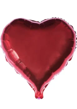 Balon foliowy czerwony SERCE 45cm