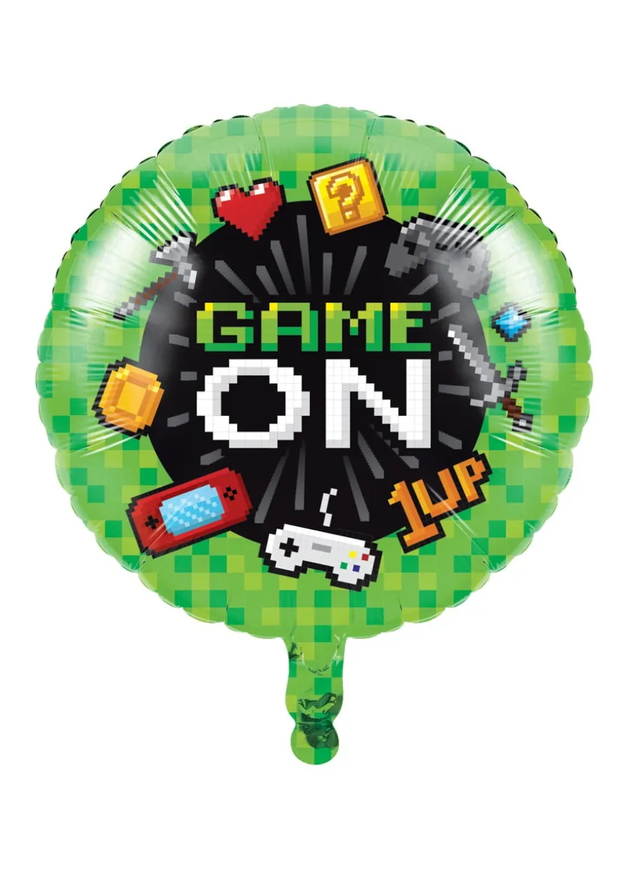 Balon foliowy GAME ON dla gracza 46cm