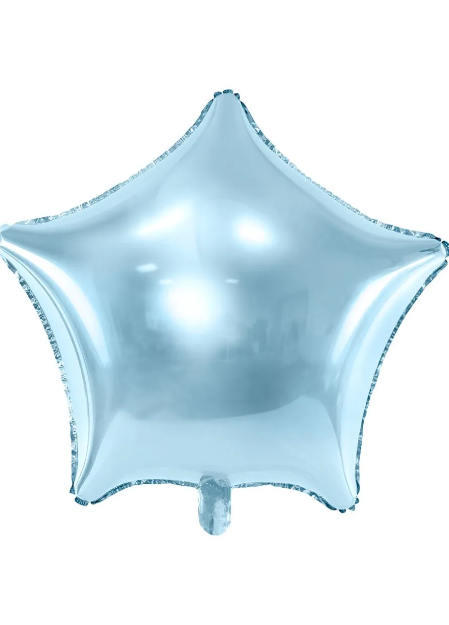 Balon foliowy GWIAZDA błękitny 48cm