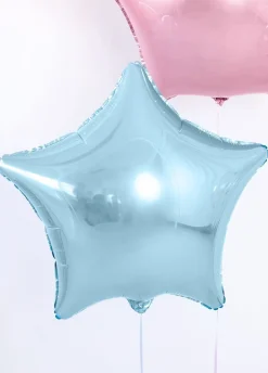 Balon foliowy GWIAZDA błękitny 48cm