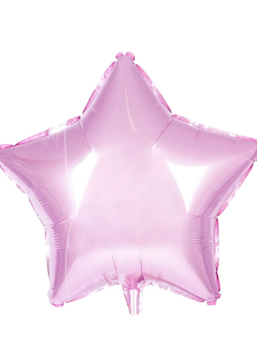 Balon foliowy GWIAZDA jasnoróżowy 45cm