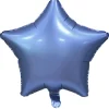 Balon foliowy GWIAZDA SATYNOWA niebieski 48cm