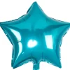 Balon foliowy GWIAZDA turkusowy 45cm