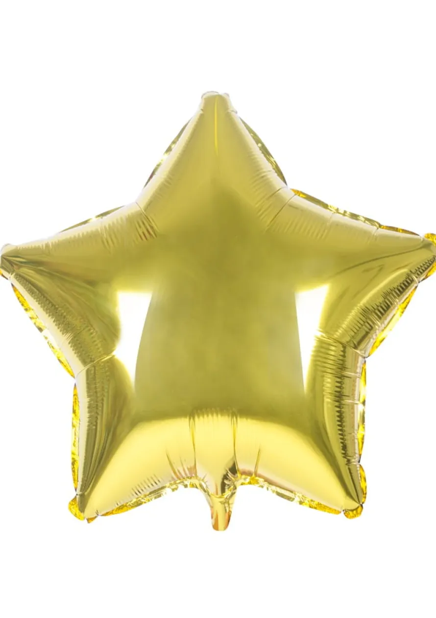 Balon foliowy GWIAZDA złoty 45cm