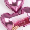 Balon foliowy jasnoróżowy SERCE 45cm