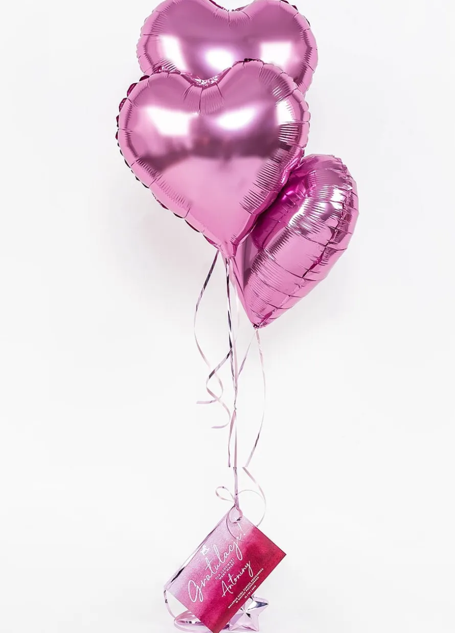 Balon foliowy jasnoróżowy SERCE 45cm