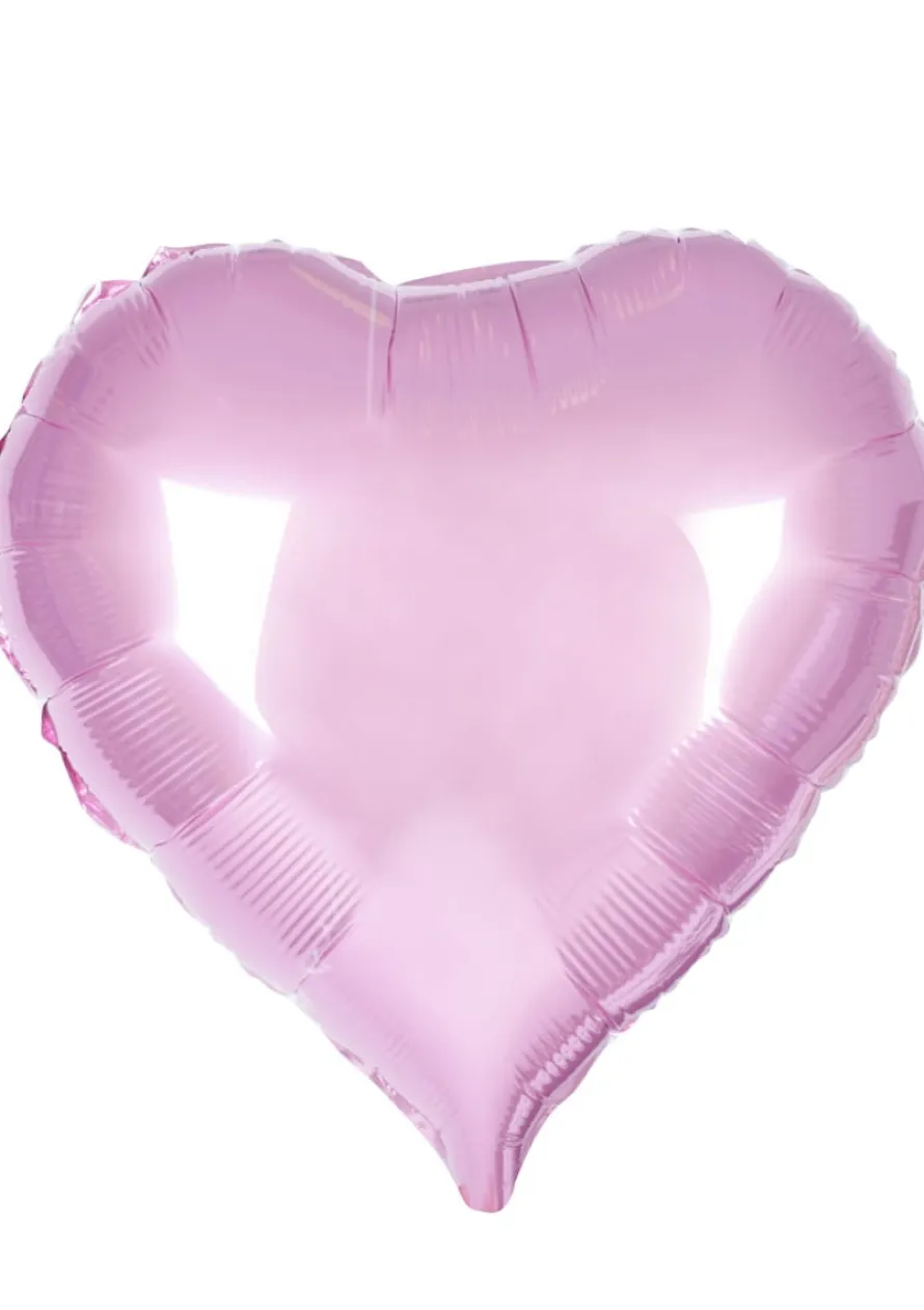 Balon foliowy jasnoróżowy SERCE 45cm