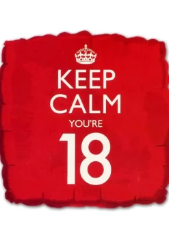 Balon foliowy KEEP CALM 18 urodziny 45cm