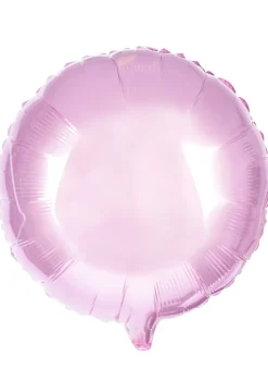 Balon foliowy KOŁO jasnoróżowy 45cm
