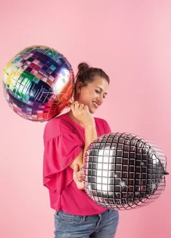 Balon foliowy KULA DISCO kolorowa