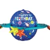 Balon foliowy kula Happy Birthday KOSMOS