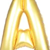 Balon foliowy LITERKA A żółty 85cm