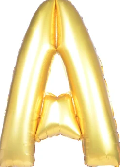 Balon foliowy LITERKA A żółty 85cm