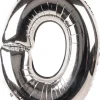 Balon foliowy LITERKA O srebrny 85cm