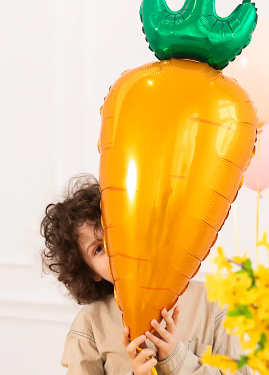 Balon foliowy MARCHEWKA na Wielkanoc 42x91cm