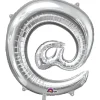 Balon foliowy mini @ srebrny 40cm