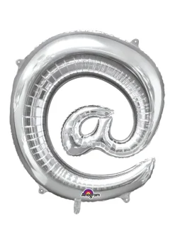 Balon foliowy mini @ srebrny 40cm