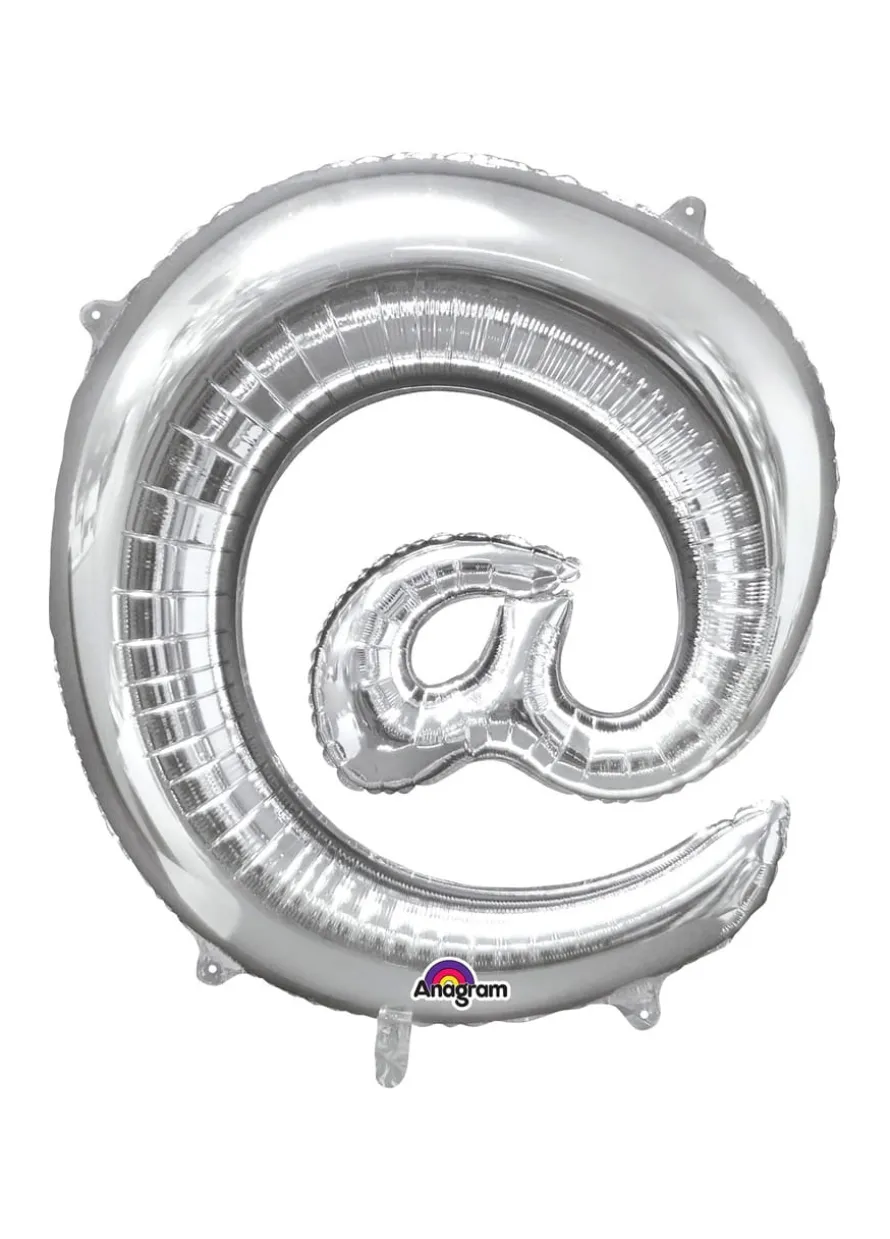 Balon foliowy mini @ srebrny 40cm
