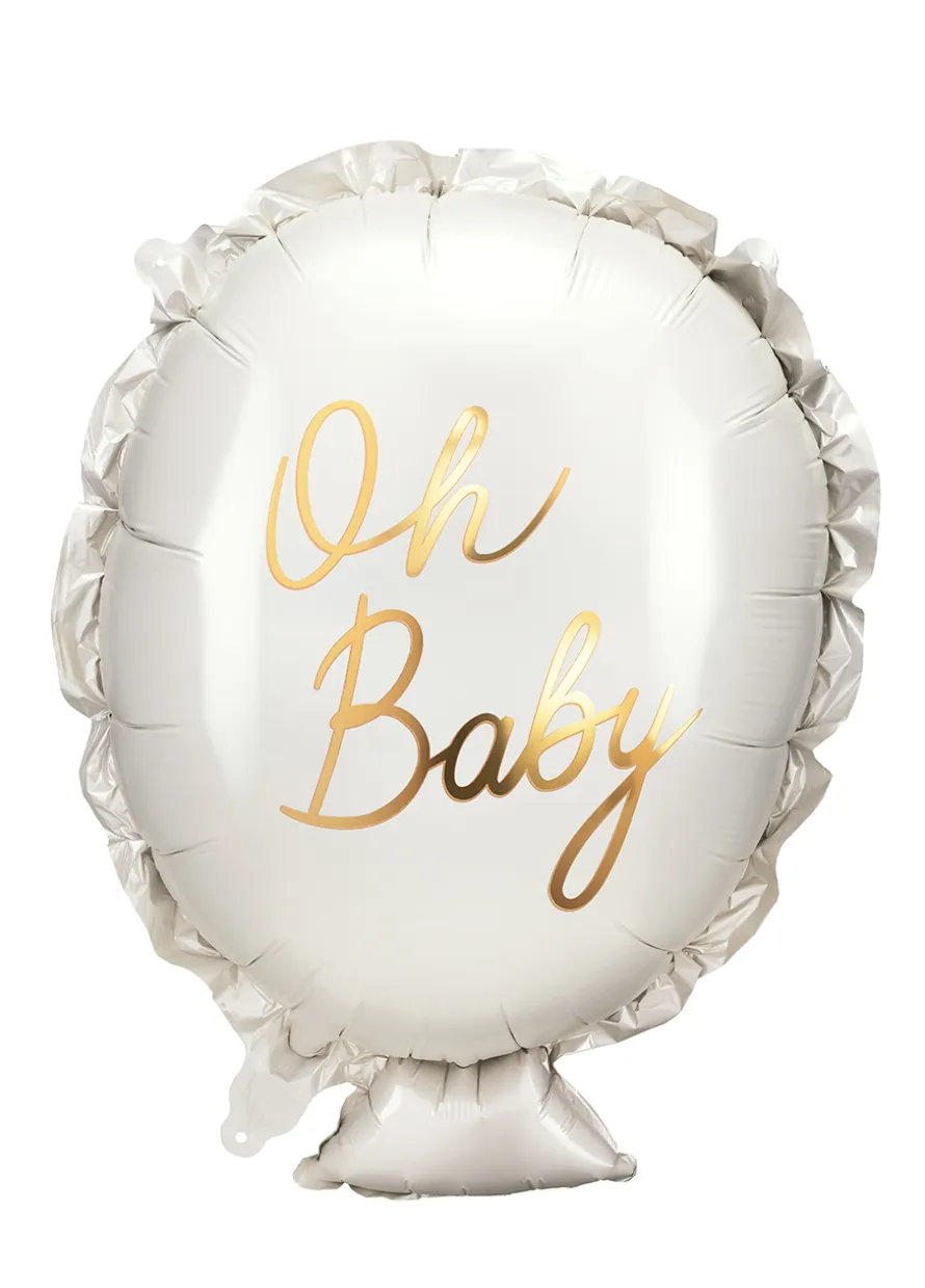 Balon foliowy na baby shower OH BABY