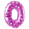 Balon foliowy na powietrze LITERKA O różowy 40cm