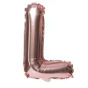 Balon foliowy na powietrze LITERKA L rose gold