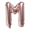 Balon foliowy na powietrze LITERKA M rose gold