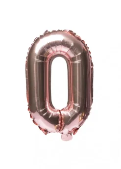 Balon foliowy na powietrze LITERKA O rose gold