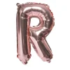 Balon foliowy na powietrze LITERKA R rose gold