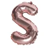 Balon foliowy na powietrze LITERKA S rose gold