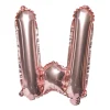 Balon foliowy na powietrze LITERKA W rose gold