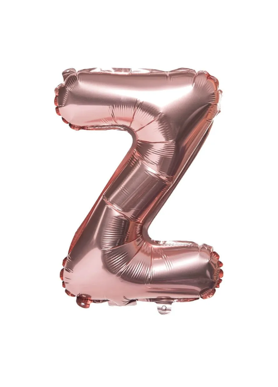 Balon foliowy na powietrze LITERKA Z rose gold