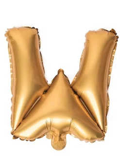 Balon foliowy na powietrze LITERKA W złoty 40cm