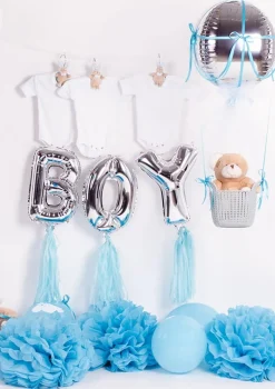 Balon foliowy na powietrze LITERKA Y srebrny 40cm