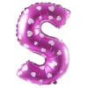 Balon foliowy na powietrze LITERKA S różowy 40cm