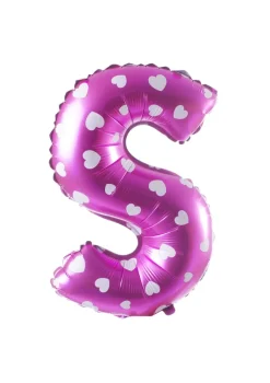 Balon foliowy na powietrze LITERKA S różowy 40cm