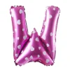 Balon foliowy na powietrze LITERKA W różowa 40cm