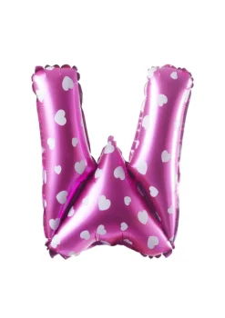 Balon foliowy na powietrze LITERKA W różowa 40cm