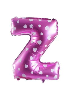 Balon foliowy na powietrze LITERKA Z różowa 40cm