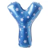 Balon foliowy na powietrze LITERKA Y błękitny 40cm