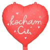 Balon foliowy serce KOCHAM CIĘ 45cm