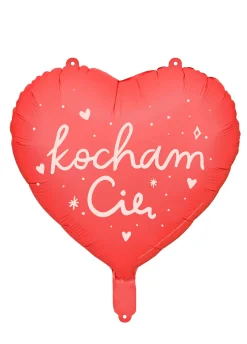 Balon foliowy serce KOCHAM CIĘ 45cm