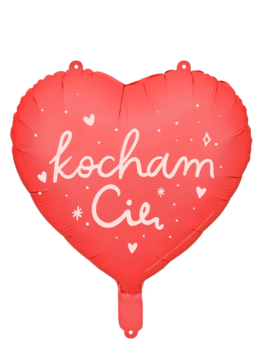 Balon foliowy serce KOCHAM CIĘ 45cm